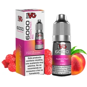 Raspberry Peach Bliss 10PCS BOX 20mg 10ml IVG 6000