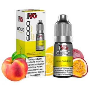 Lemon Peach Crush 10PCS BOX 20mg 10ml IVG 6000