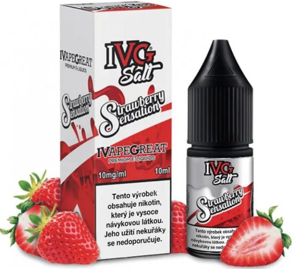 Strawberry Sensation 10PCS BOX 10ml 20mg IVG Salts