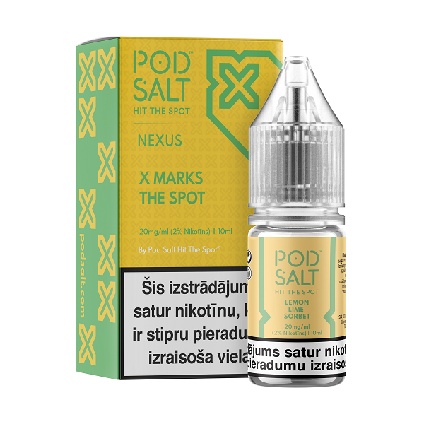 Lemon Lime Sorbet 5vnt dežė 10ml 20mg Pod Salt Nexus